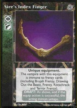 Sire's Index Finger [Third set] - VTES CCG