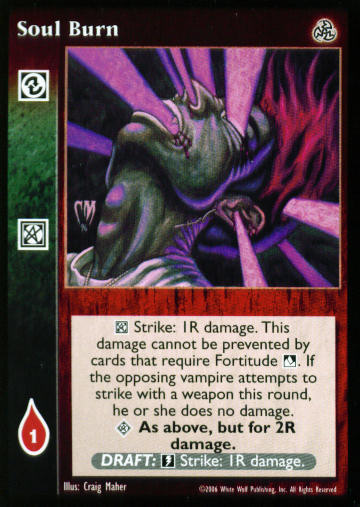 Soul Burn [Third set] - VTES CCG