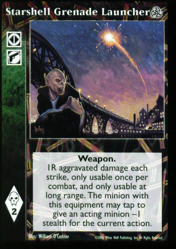 Starshell Grenade Launcher [Third set] - VTES CCG