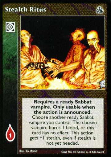 Stealth Ritus [Third set] - VTES CCG