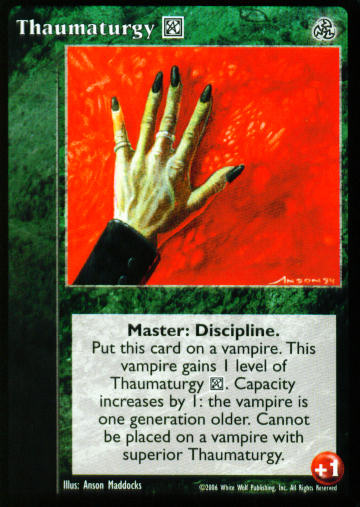 Thaumaturgy [Third set] - VTES CCG