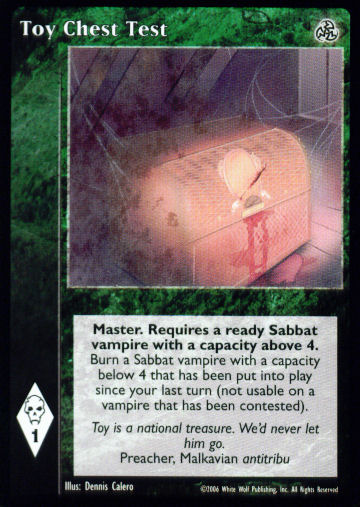 Toy Chest Test [Third set] - VTES CCG