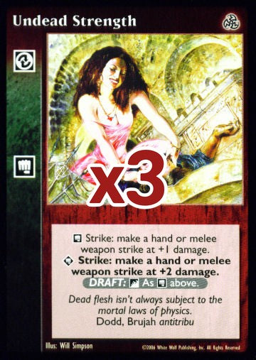 Undead Strength [Third set] - VTES CCG