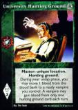 University Hunting Ground [Third set] - VTES CCG