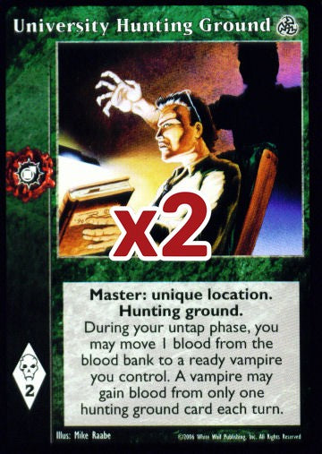 University Hunting Ground [Third set] - VTES CCG