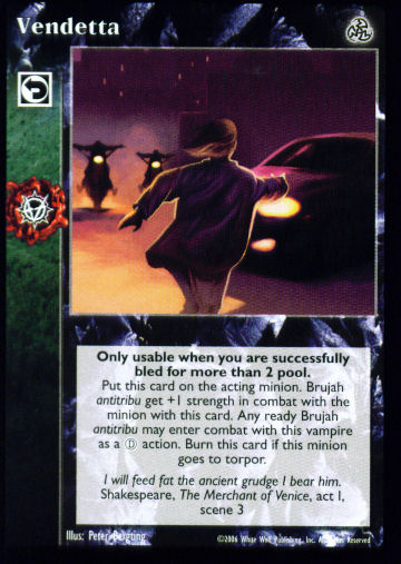 Vendetta [Third set] - VTES CCG