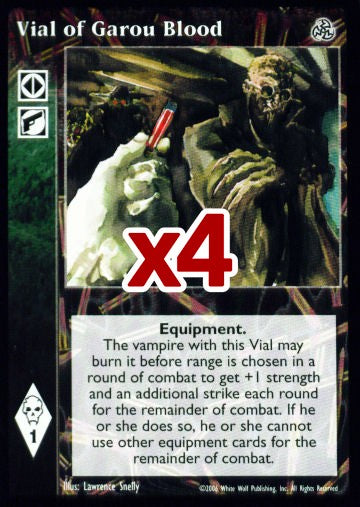 Vial of Garou Blood [Third set] - VTES CCG