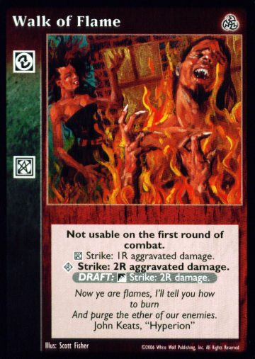 Walk of Flame [Third set] - VTES CCG