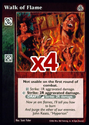 Walk of Flame [Third set] - VTES CCG