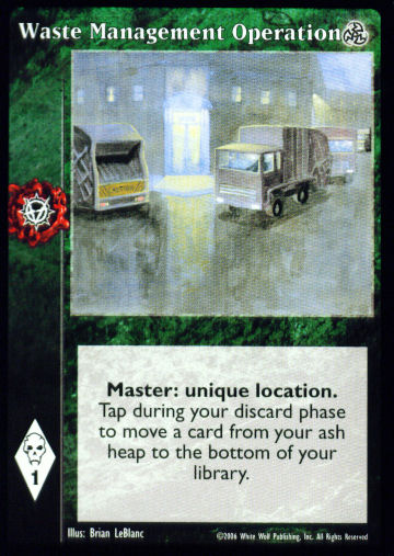 Waste Management Operation [Third set] - VTES CCG