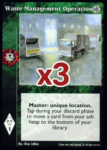Waste Management Operation [Third set] - VTES CCG