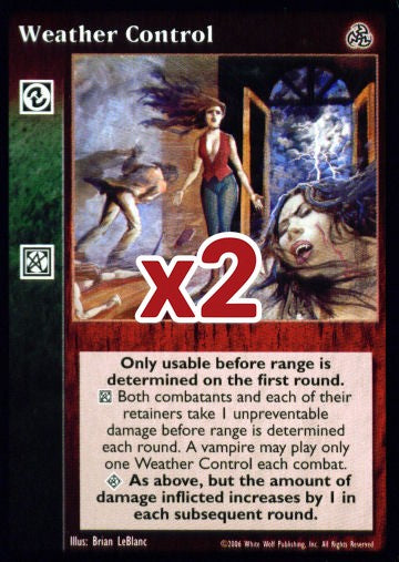 Weather Control [Third set] - VTES CCG