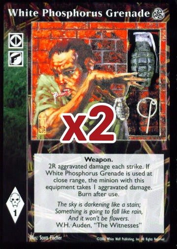 White Phosphorus Grenade [Third set] - VTES CCG