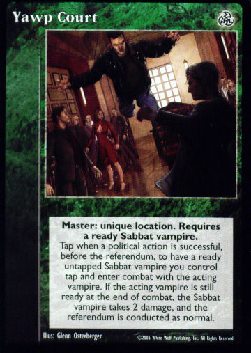 Yawp Court [Third set] - VTES CCG