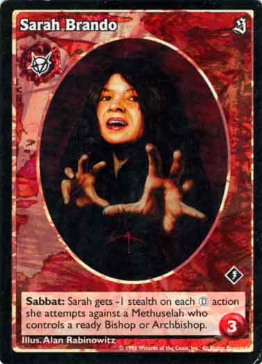 Sarah Brando [Sabbat set] - VTES CCG