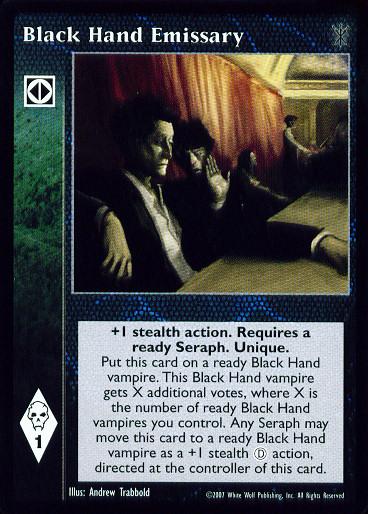 Black Hand Emissary [SoC set] - VTES CCG