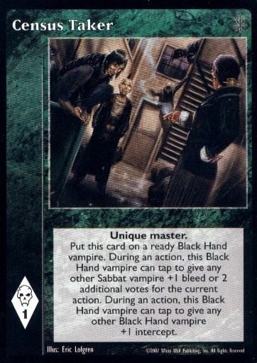 Census Taker [SoC set] - VTES CCG