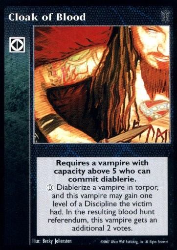 Cloak of Blood [SoC set] - VTES CCG