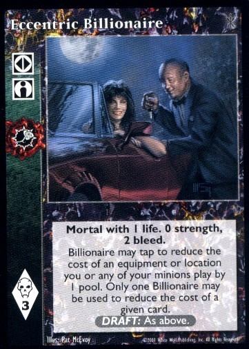 Eccentric Billionaire [SoC set] - VTES CCG