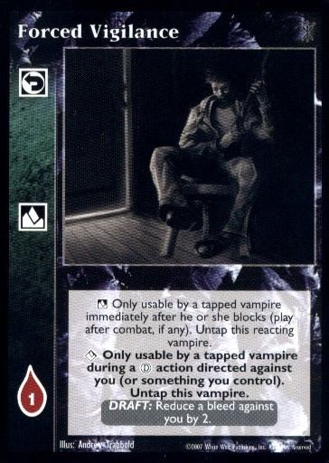 Forced Vigilance [SoC set] - VTES CCG