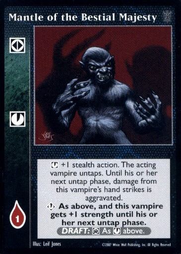 Mantle of the Bestial Majesty [SoC set] - VTES CCG