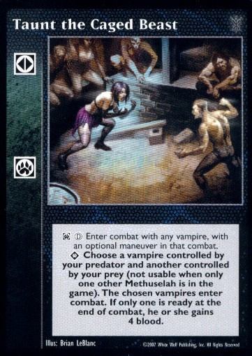 Taunt the Caged Beast [SoC set] - VTES CCG