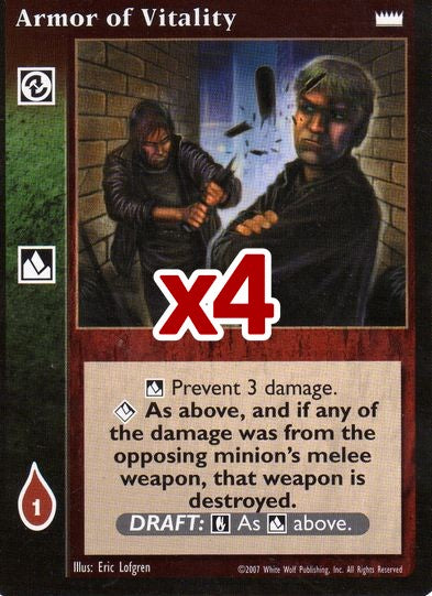 Armor of Vitality [LotN set] - VTES CCG