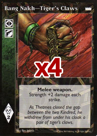 Bang Nakh - Tiger's Claws [LotN set] - VTES CCG