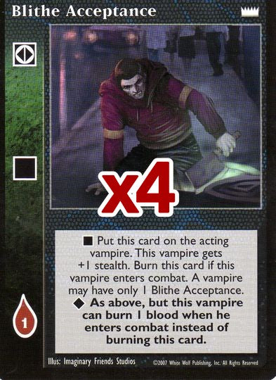 Blithe Acceptance [LotN set] - VTES CCG