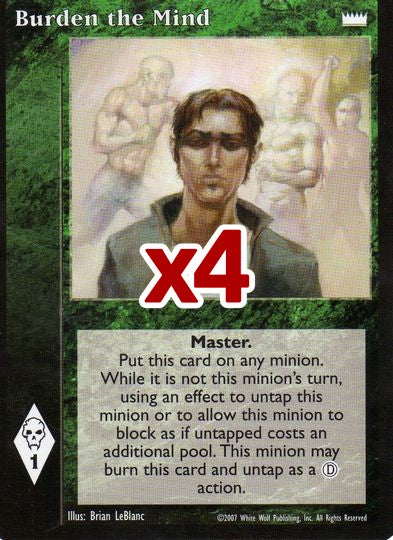 Burden the Mind [LotN set] - VTES CCG
