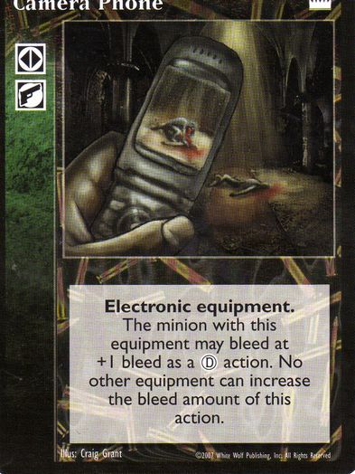 Camera Phone [LotN set] - VTES CCG