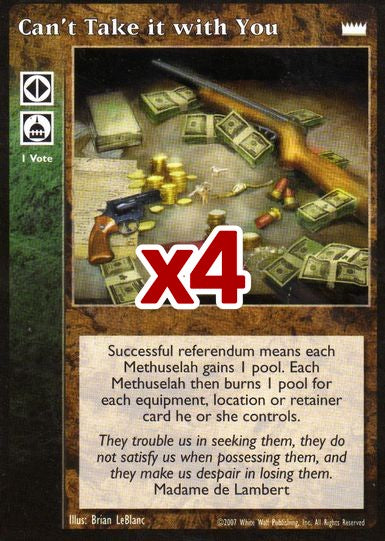 Can't Take it with You [LotN set] - VTES CCG