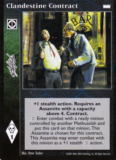 Clandestine Contract [LotN set] - VTES CCG