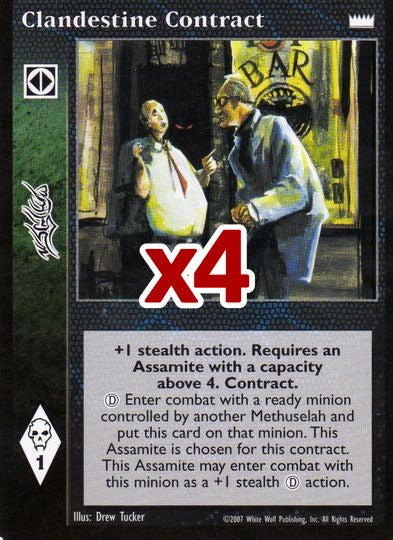 Clandestine Contract [LotN set] - VTES CCG