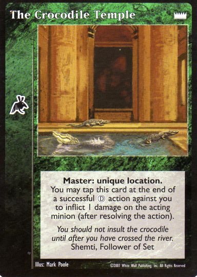 The Crocodile Temple [LotN set] - VTES CCG