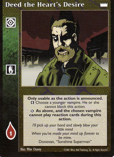 Deed the Heart's Desire [LotN set] - VTES CCG