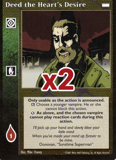 Deed the Heart's Desire [LotN set] - VTES CCG