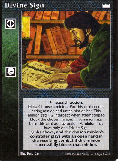 Divine Sign [LotN set] - VTES CCG