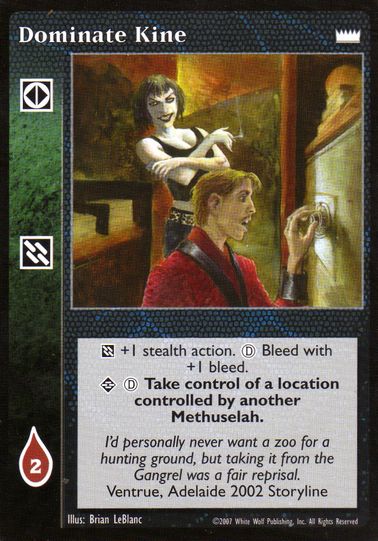 Dominate Kine [LotN set] - VTES CCG