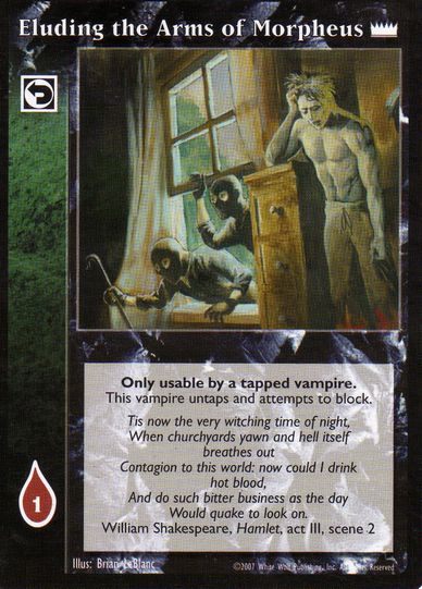 Eluding the Arms of Morpheus [LotN set] - VTES CCG