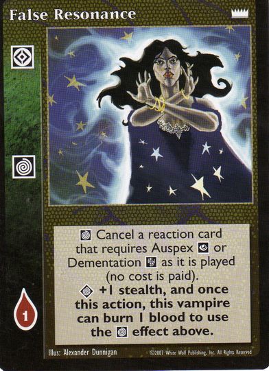 False Resonance [LotN set] - VTES CCG