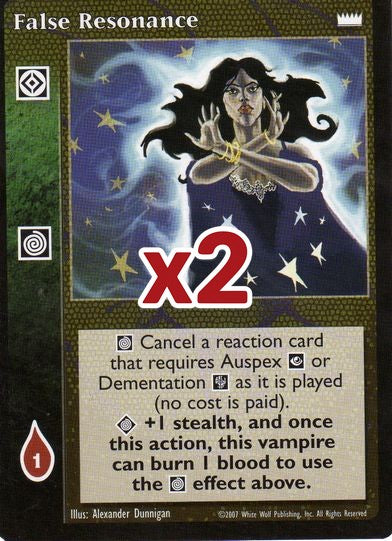 False Resonance [LotN set] - VTES CCG