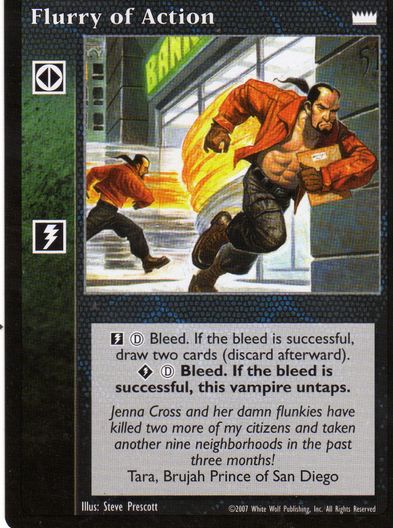 Flurry of Action [LotN set] - VTES CCG