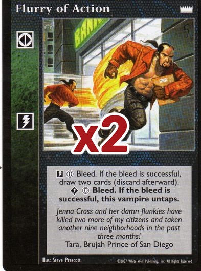 Flurry of Action [LotN set] - VTES CCG