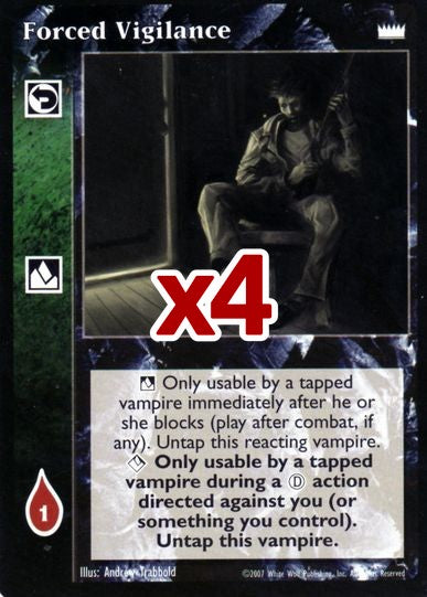 Forced Vigilance [LotN set] - VTES CCG