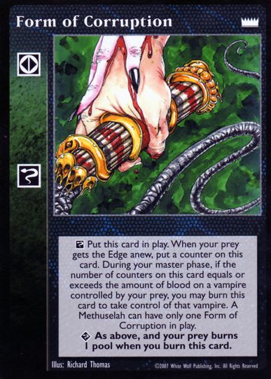 Form of Corruption [LotN set] - VTES CCG
