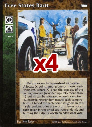 Free States Rant [LotN set] - VTES CCG