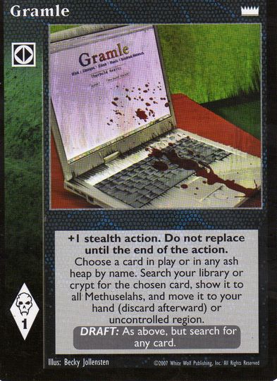 Gramle [LotN set] - VTES CCG