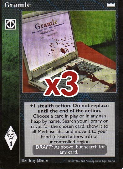 Gramle [LotN set] - VTES CCG