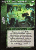 Haqim's Law: Judgment [LotN set] - VTES CCG
